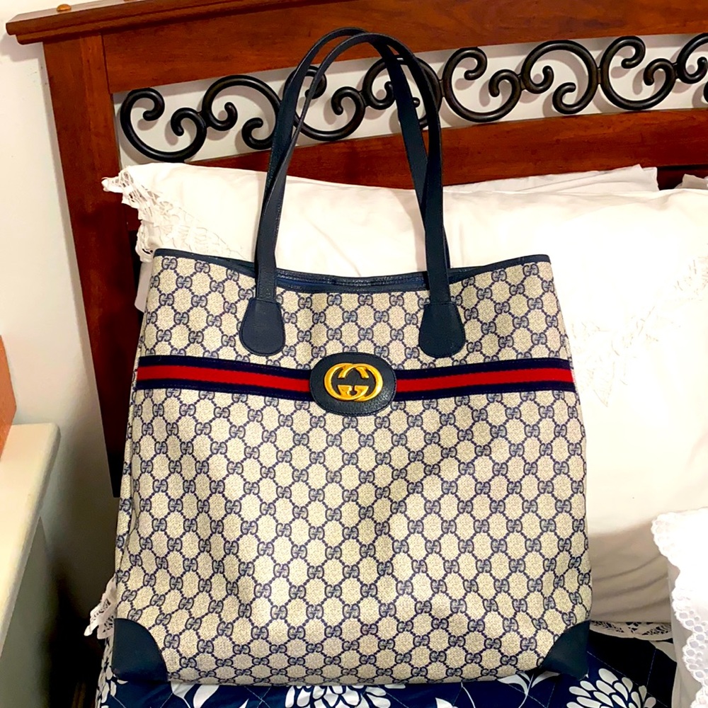 Vintage Gucci Monogram XL shoulder bag tote